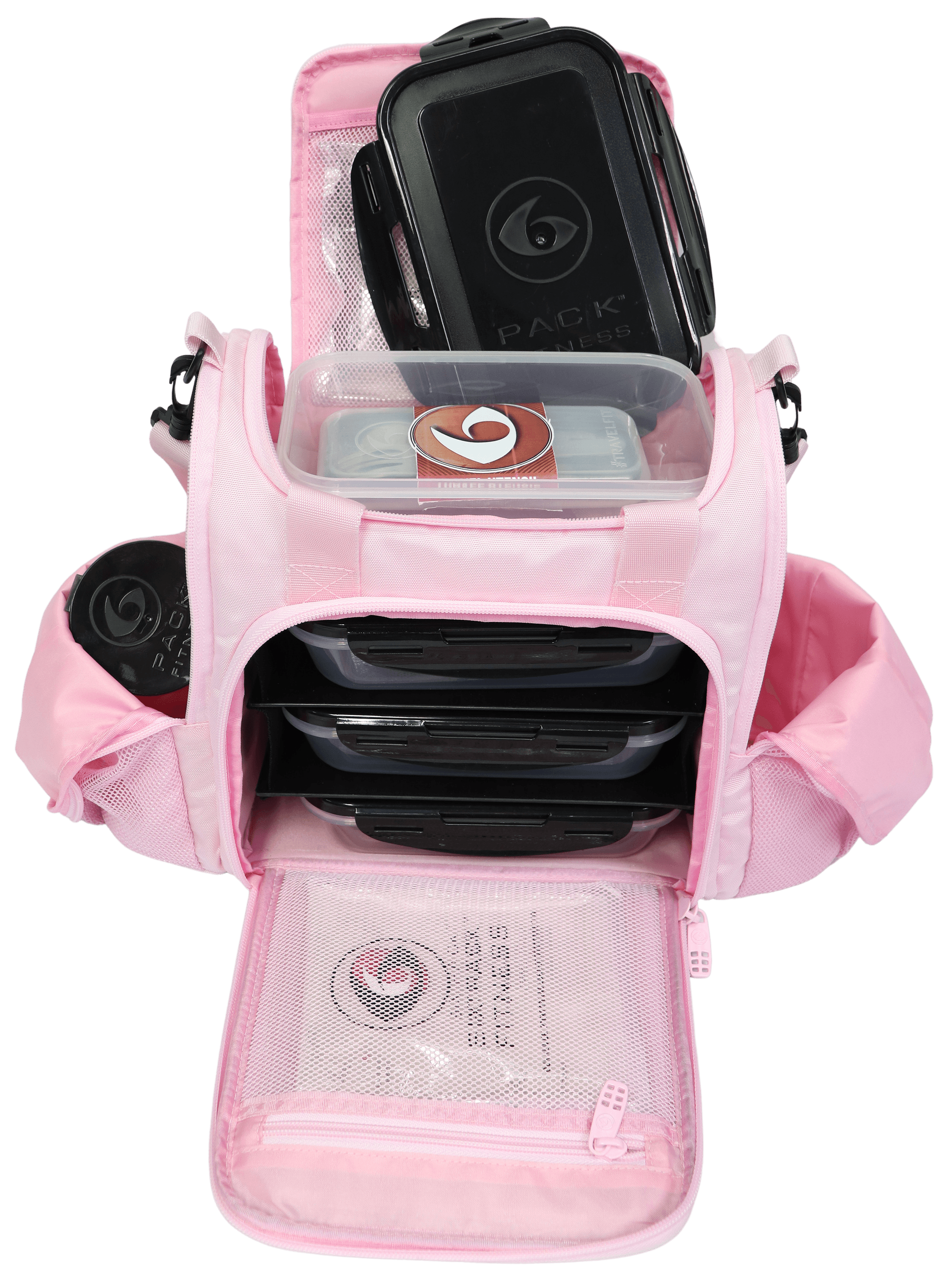 Innovator Mini Meal Prep Management Tote 4 - Meal (Blush) - sixpackbags