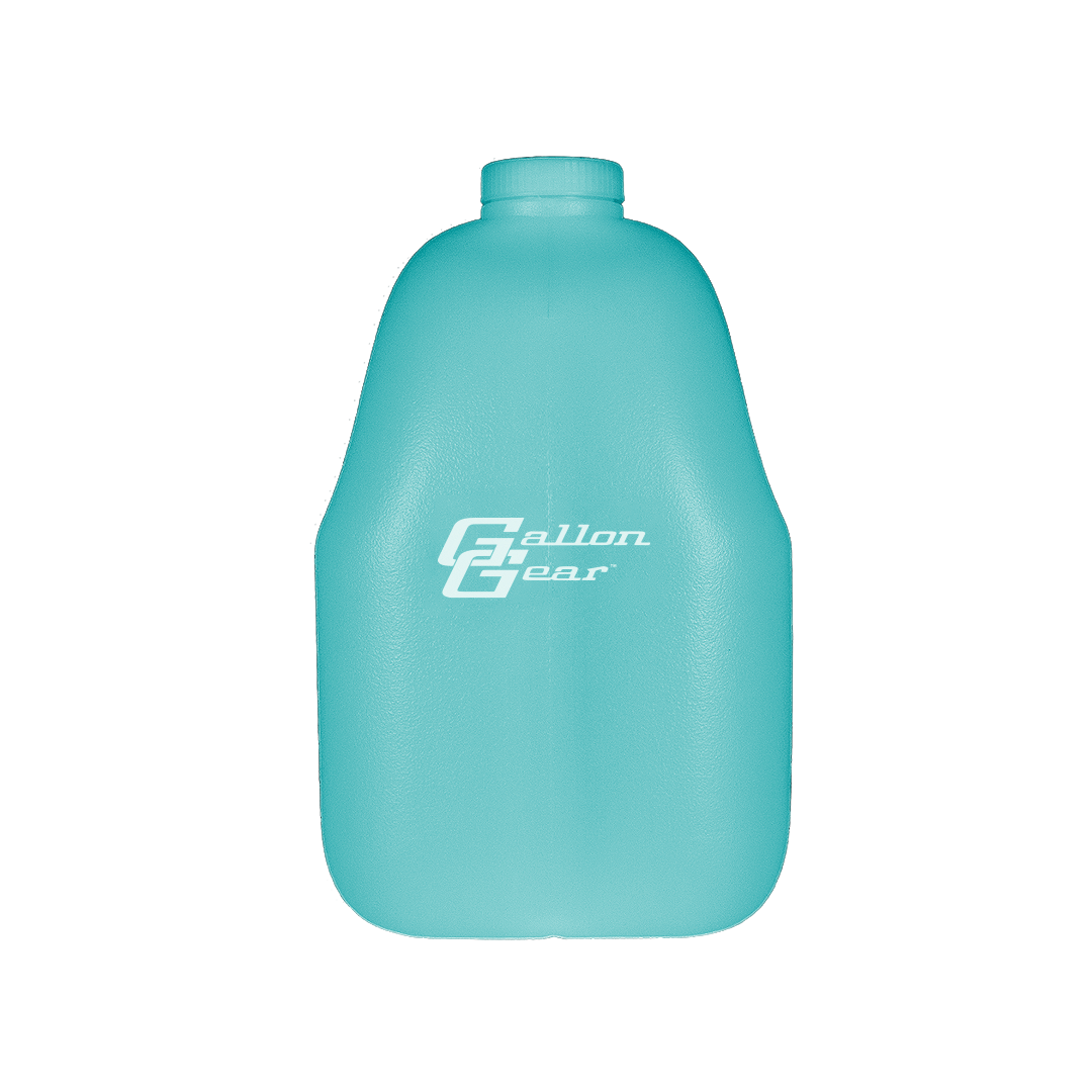 1 Gallon Jug Mint Sleeve Aqua Blue Bottle Combo