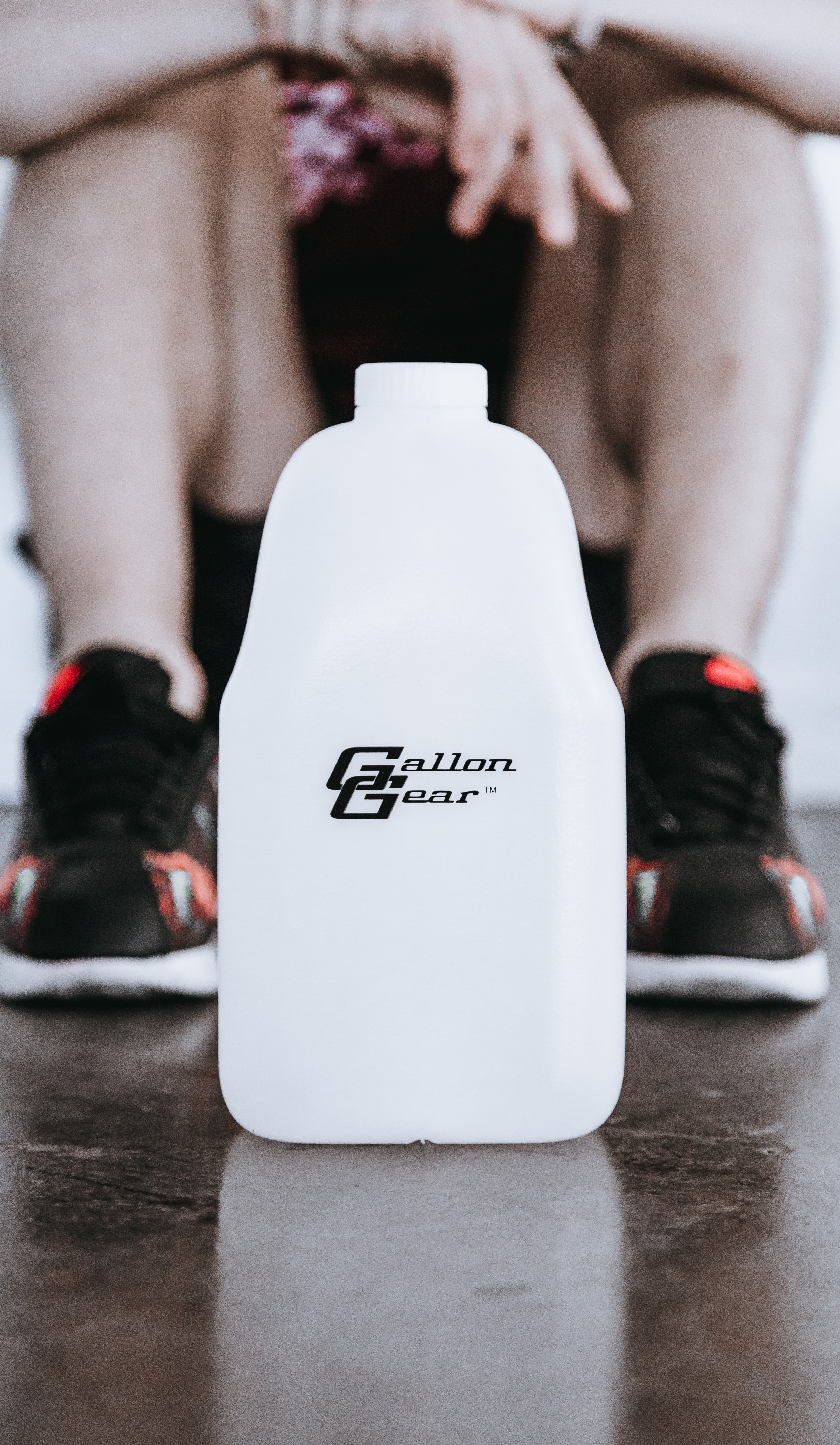 White Durable Transparent Gallon Bottle
