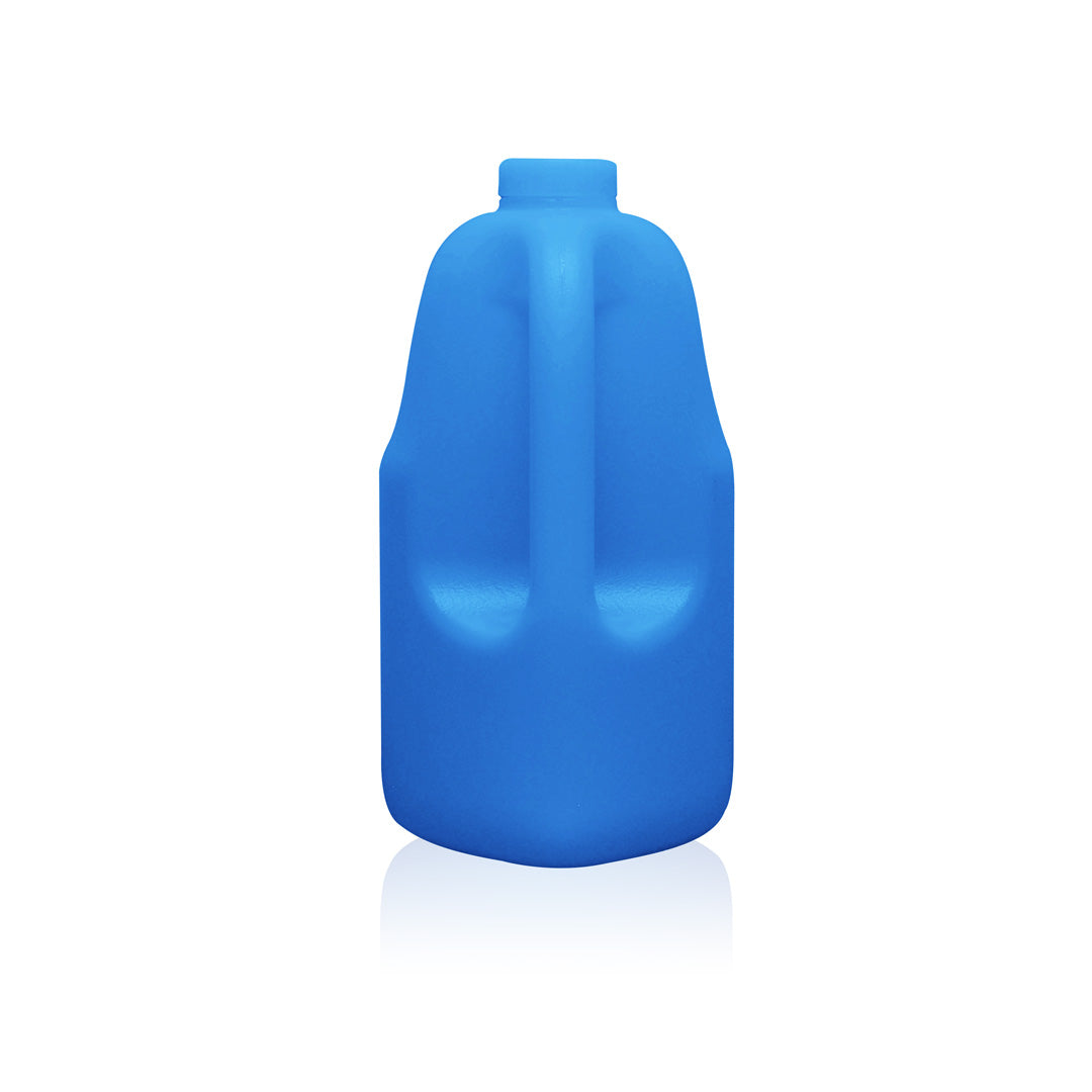Blue Transparent 1/2 Gallon Bottle