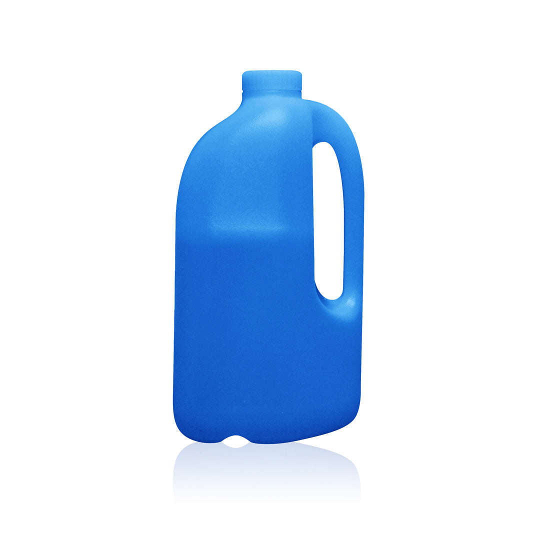 Blue Transparent 1/2 Gallon Bottle