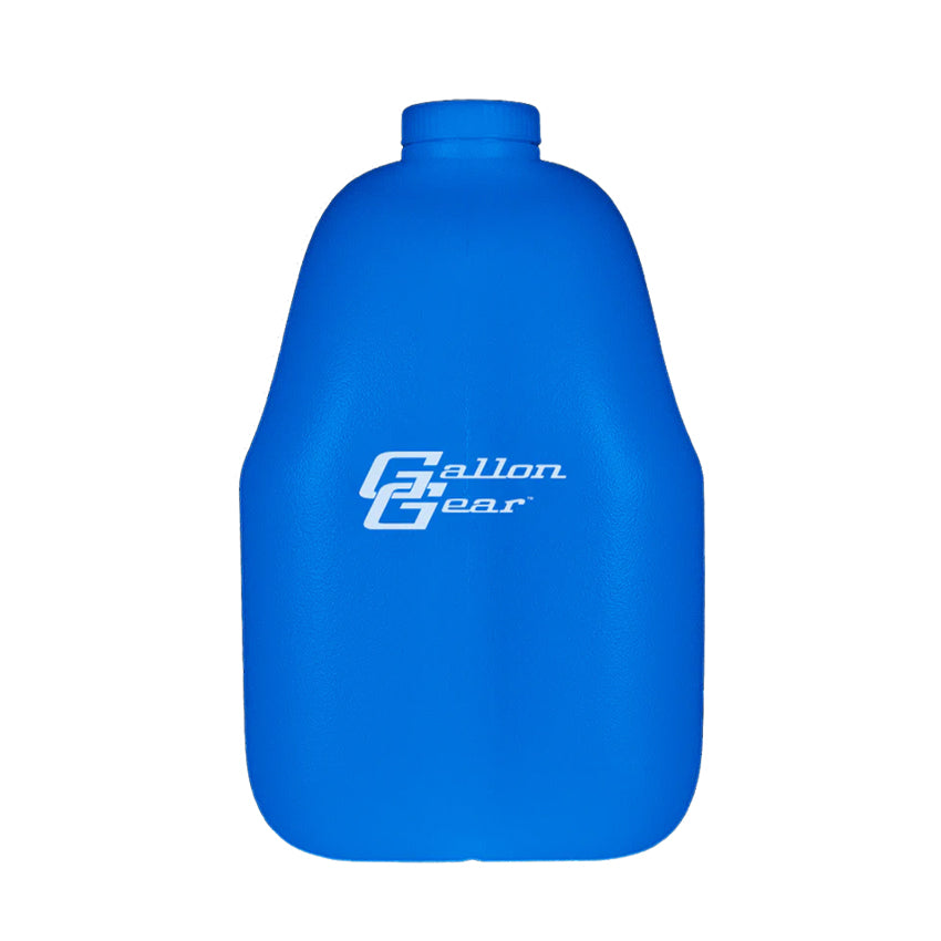 Blue Durable Transparent Gallon Bottle