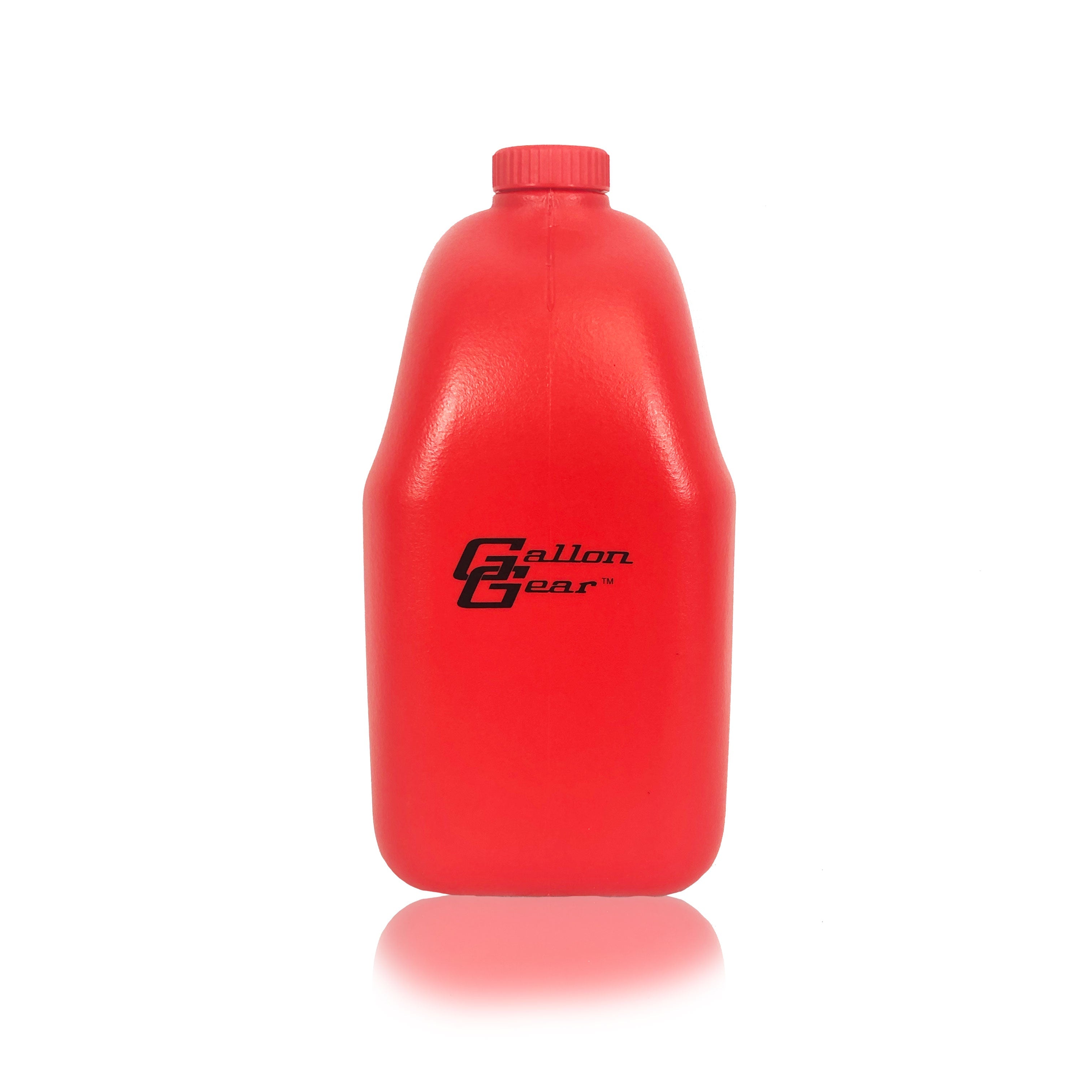 Red Transparent 1/2 Gallon Bottle