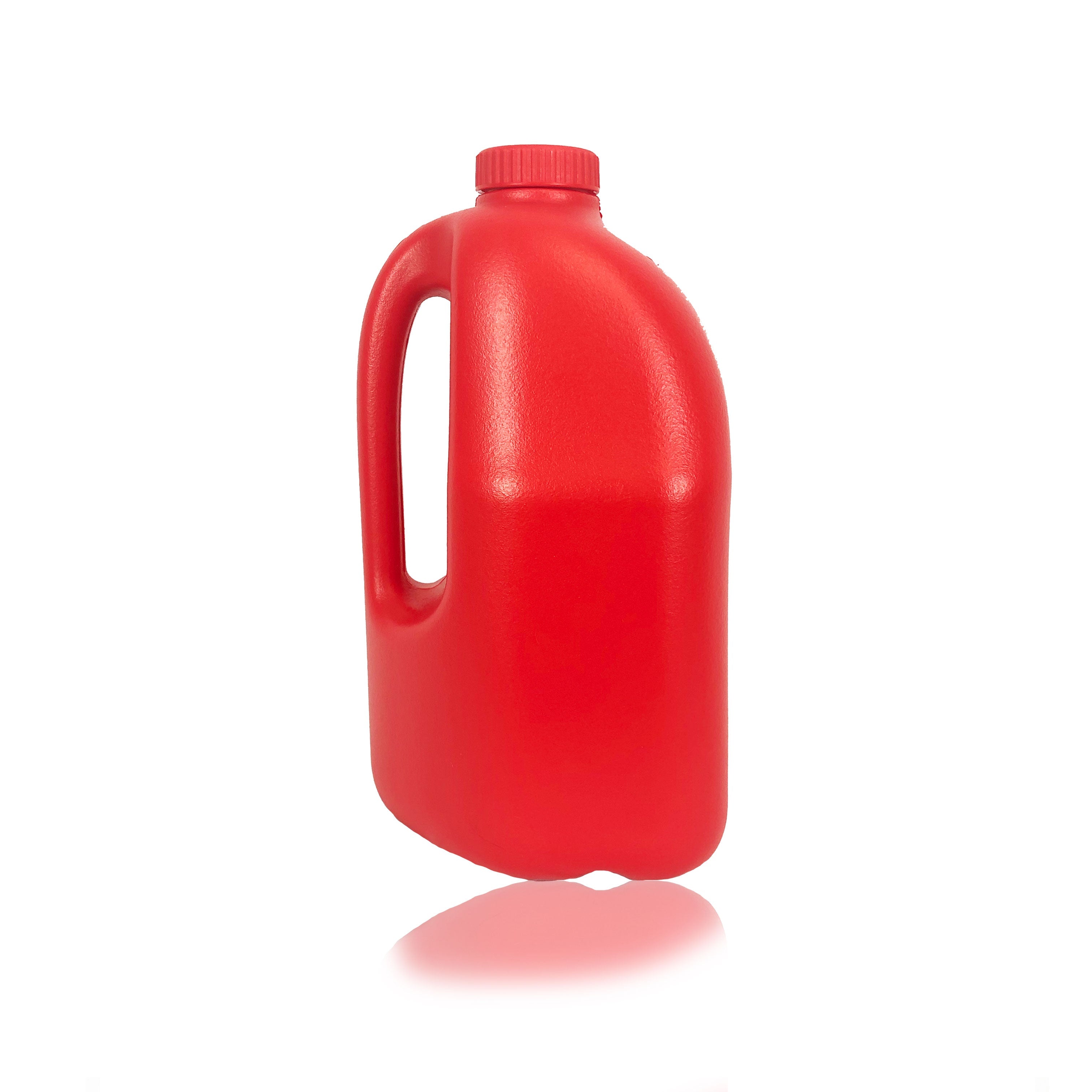 Red Transparent 1/2 Gallon Bottle